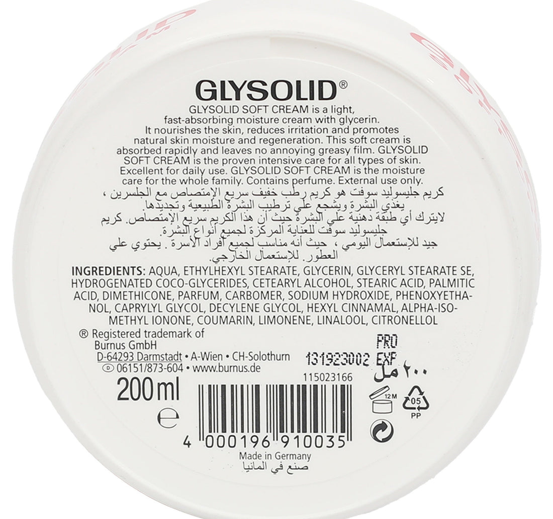 Glysolid Soft Cream 200 ml