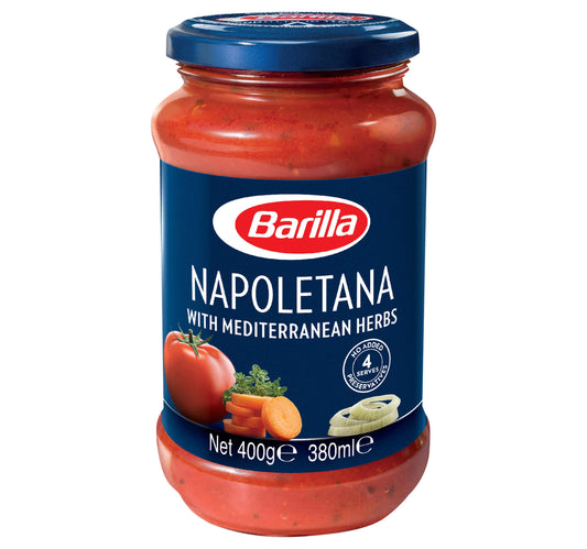 Barilla Napoletana Pasta Sauce With Italian Tomato and Basil 400 g