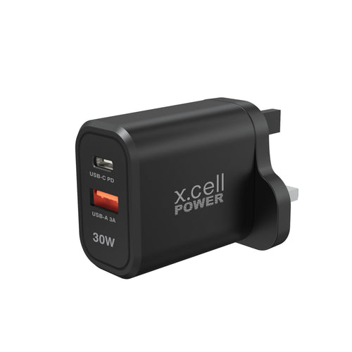 X.Cell Charger HC-30W-1A1C-PD-Black