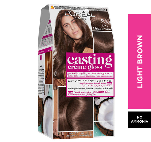 L'Oreal Paris Casting Creme 500 Gloss Light Brown 1 pkt