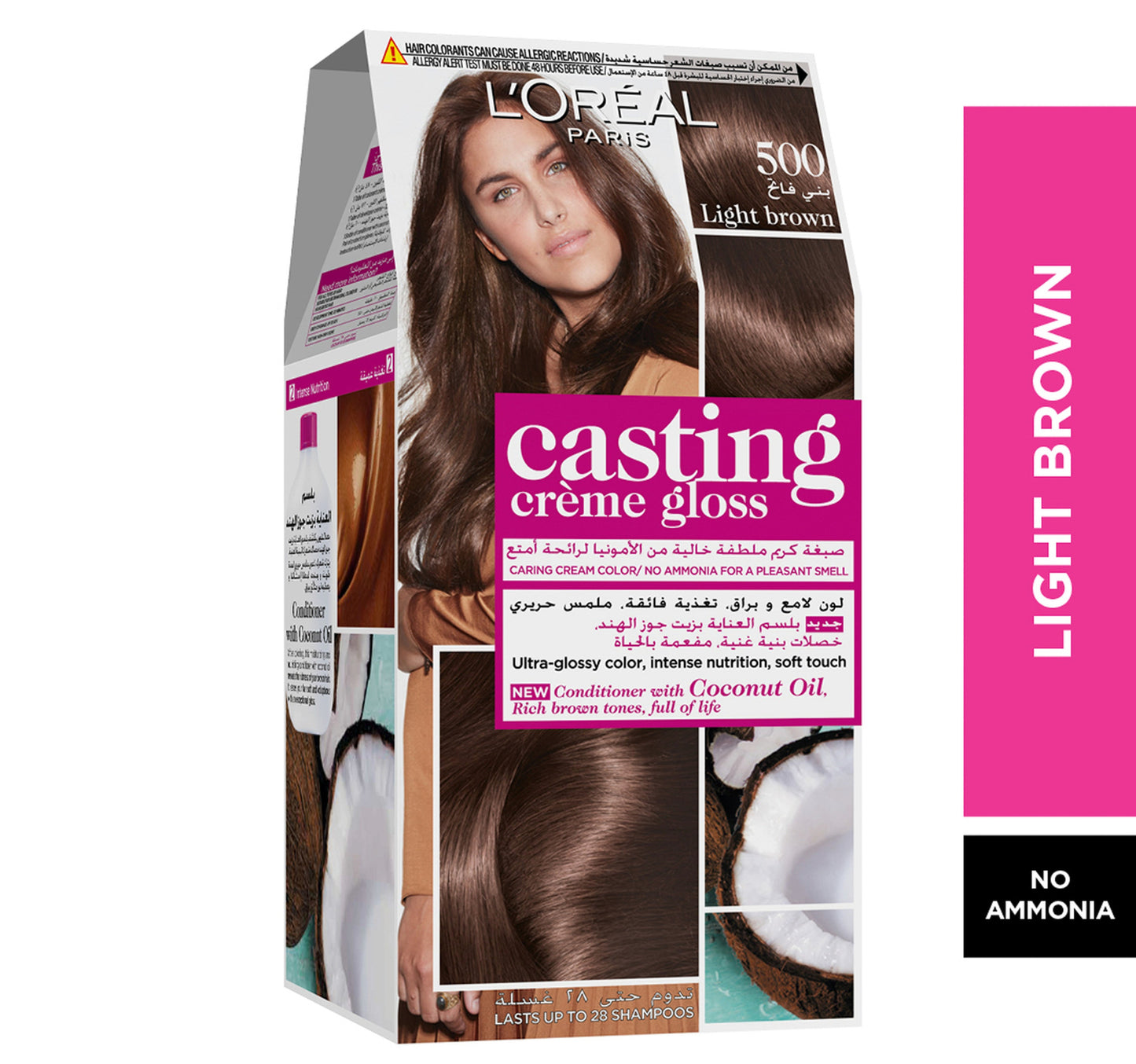 L'Oreal Paris Casting Creme 500 Gloss Light Brown 1 pkt
