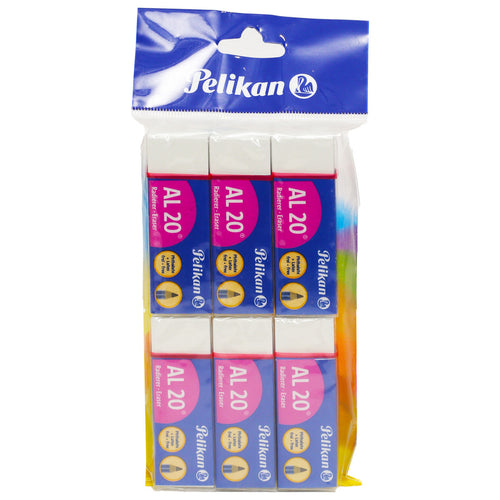Pelikan Eraser 6pcs