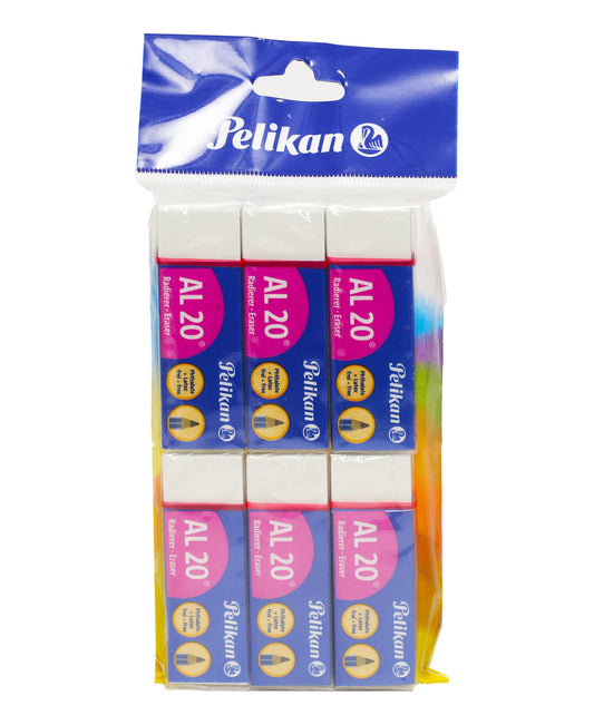 Pelikan Eraser 6pcs