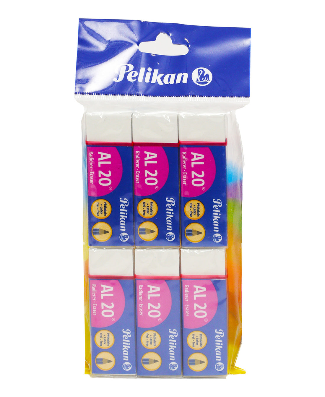 Pelikan Eraser 6pcs