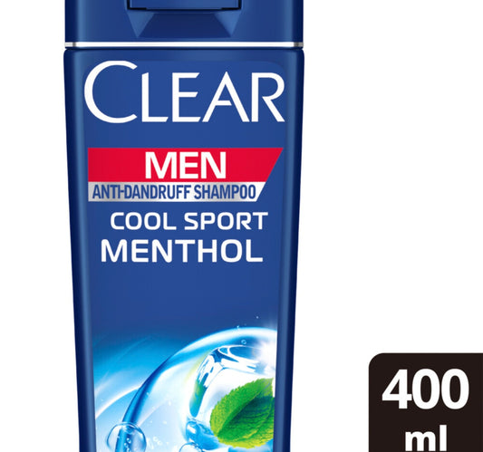 Clear Men Cool Sport Menthol Anti-Dandruff Shampoo 400 ml