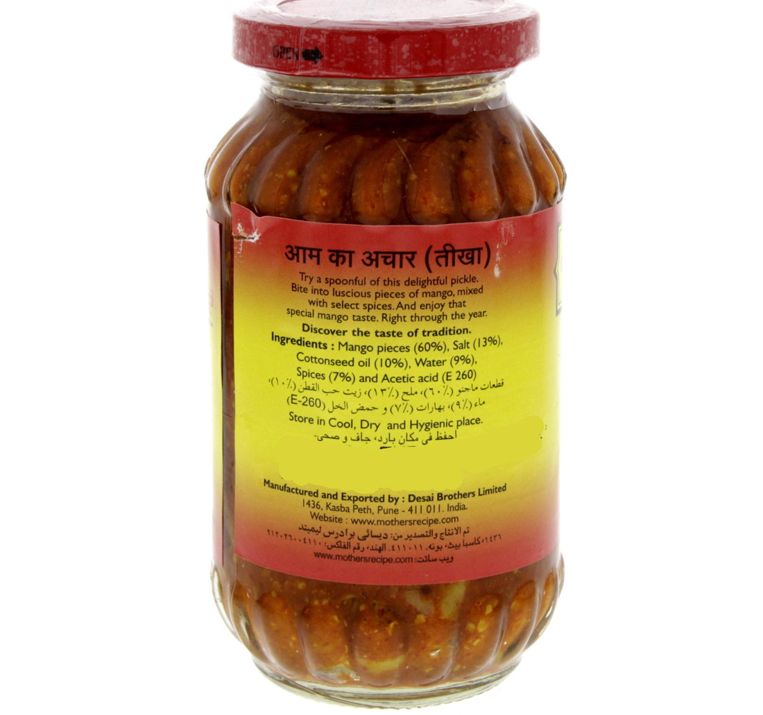 Mother's Recipe Mango Pickle Hot 300 g
