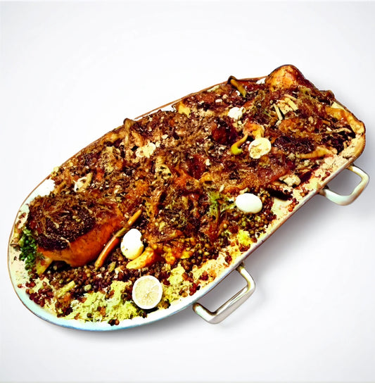 Arabi Naimi sacrifice Lamb with Greek seasonings