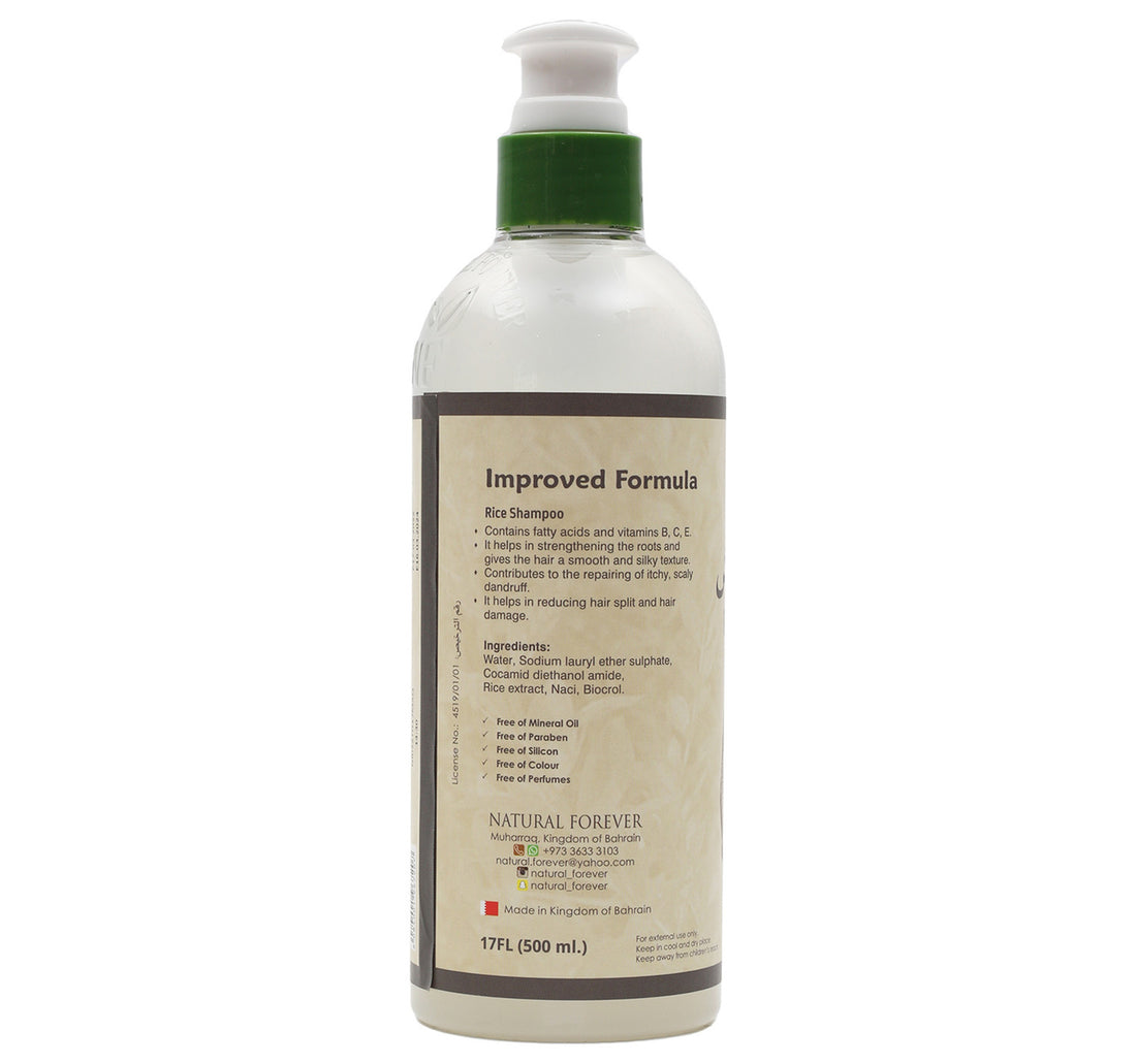 Natural Forever Rice Shampoo 500 ml