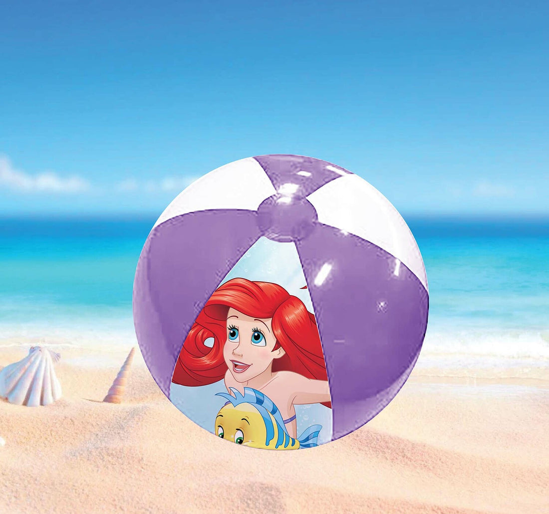 Disney Princess Printed Kids Inflatable Beach Ball- Multi Color TRHA5995