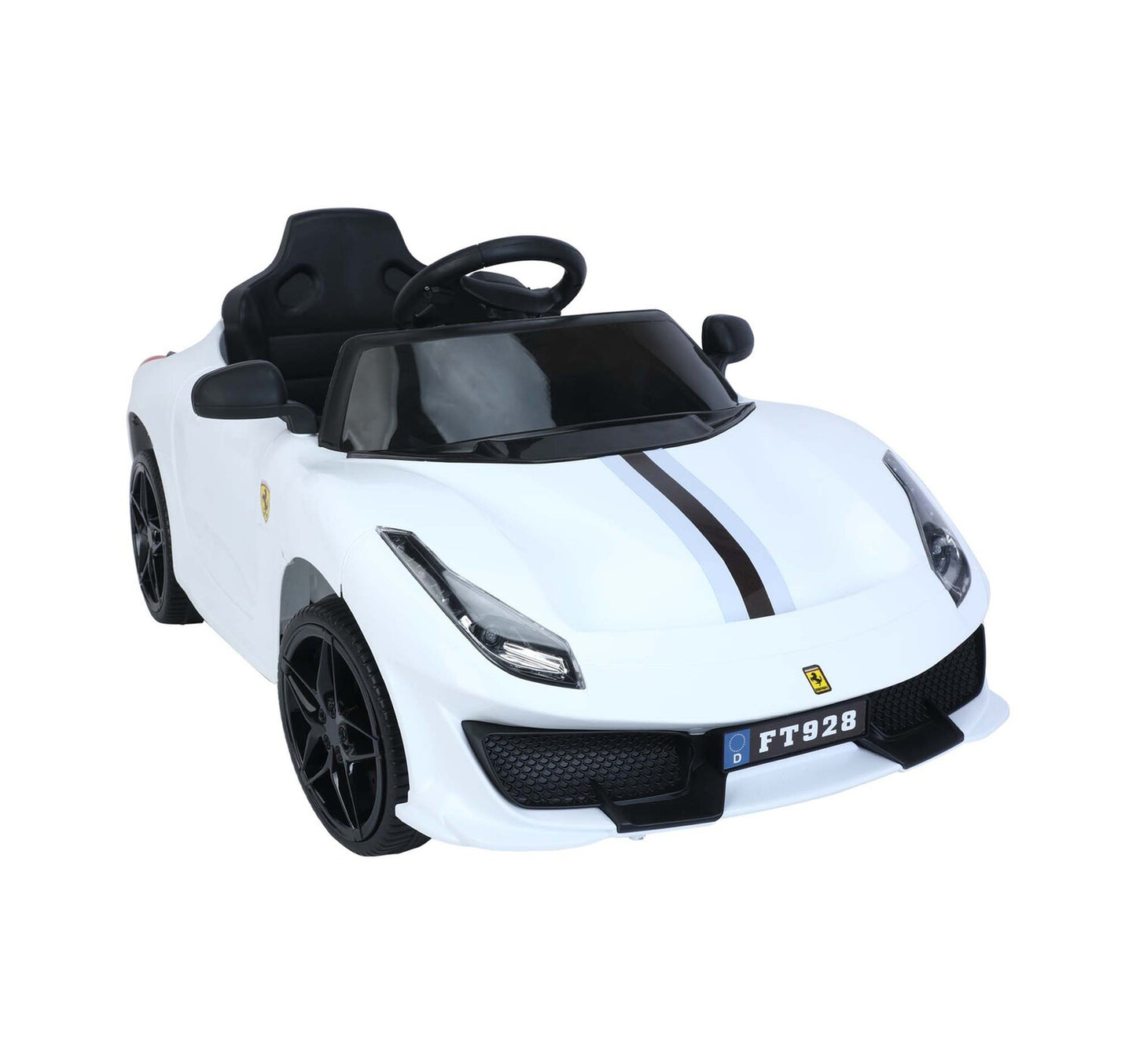 Skid Fusion Kids Battery Operated Ride On Car FT928 White