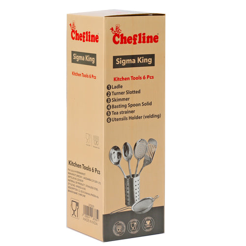 Chefline Stainless Steel Kitchen Utensils JFKE924-6 6pcs