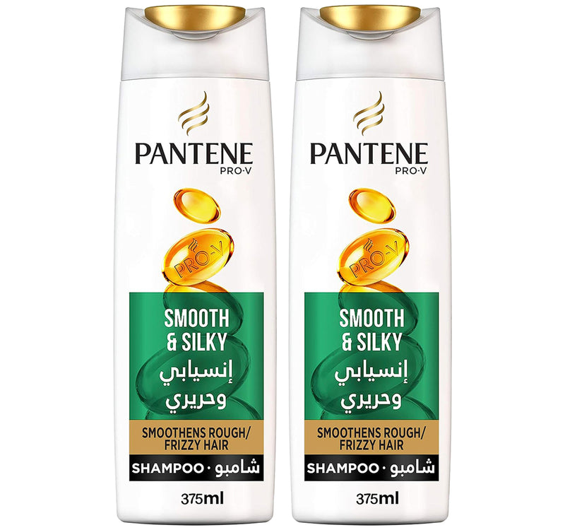 Pantene Pro-V Smooth & Silky Shampoo Value Pack 2 x 375 ml