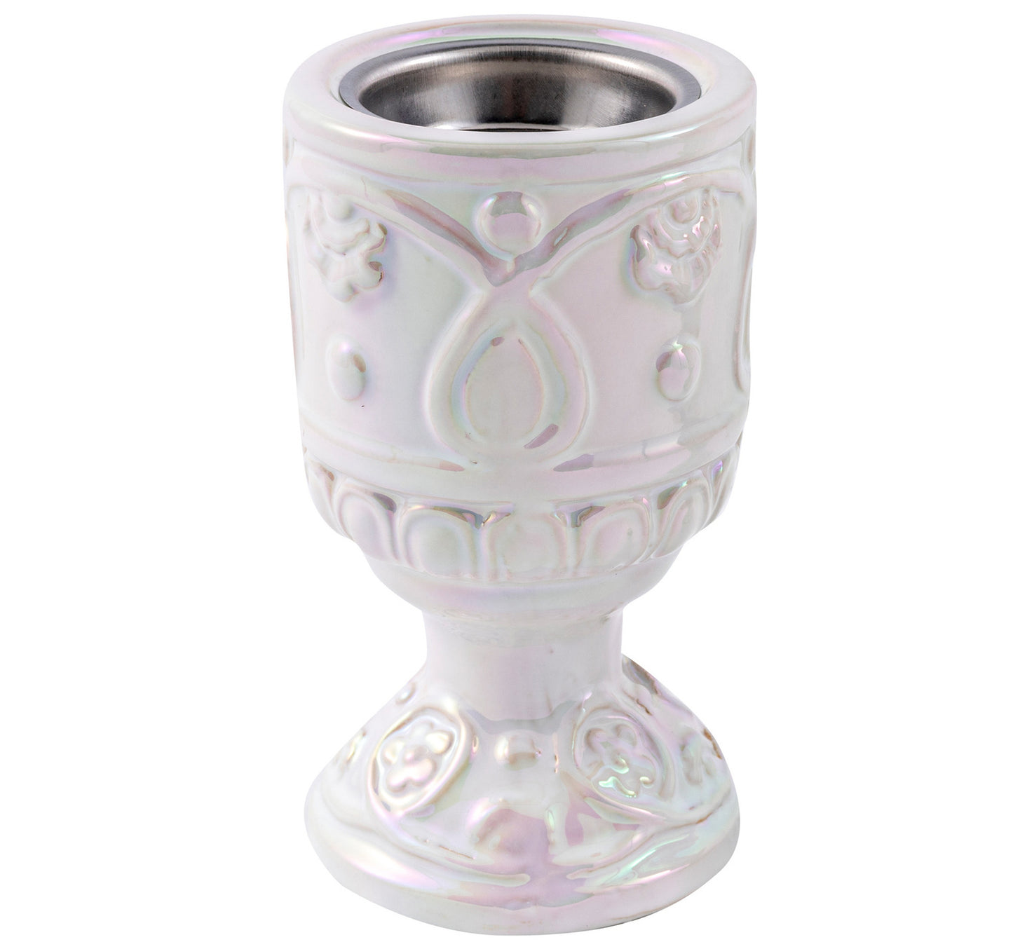 Maple Leaf Oud, Bakhoor Ceramic Incense Charcoal Burner 14.5cm White