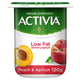 Activia Stirred Yoghurt Low Fat Peach & Apricot 120 g
