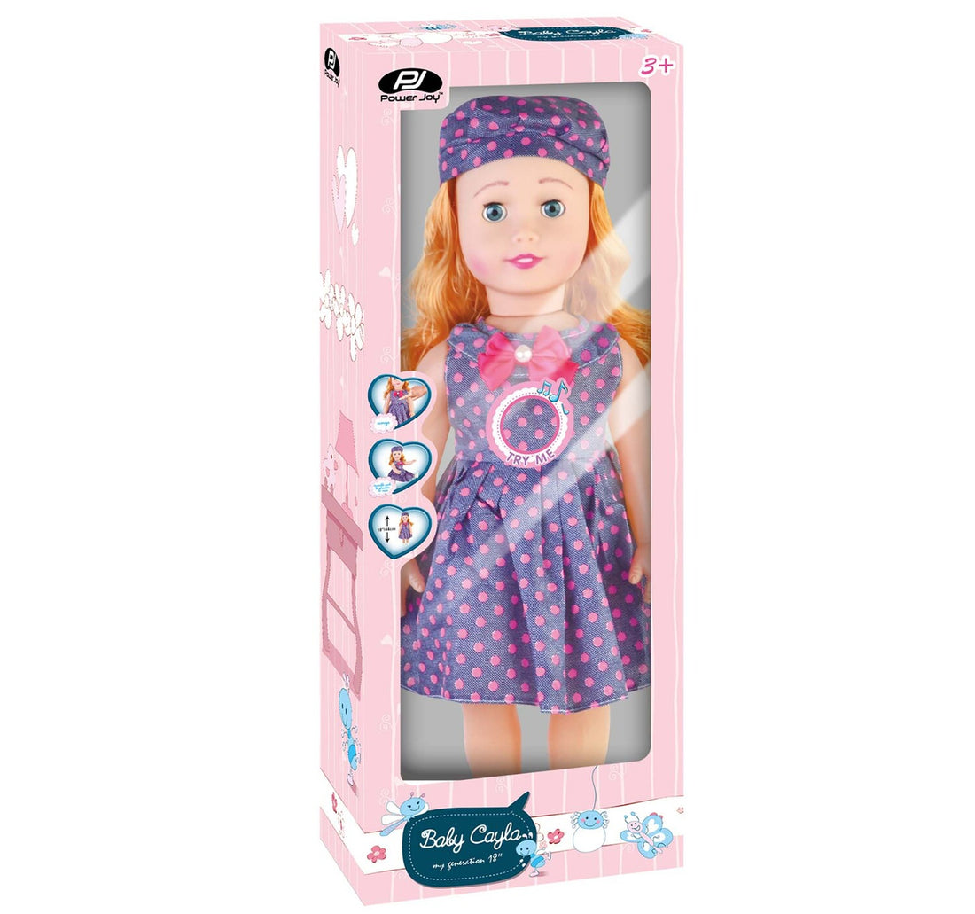 Power Joy Cayla Fashion Doll 46cm CRB625 Assorted 1PC