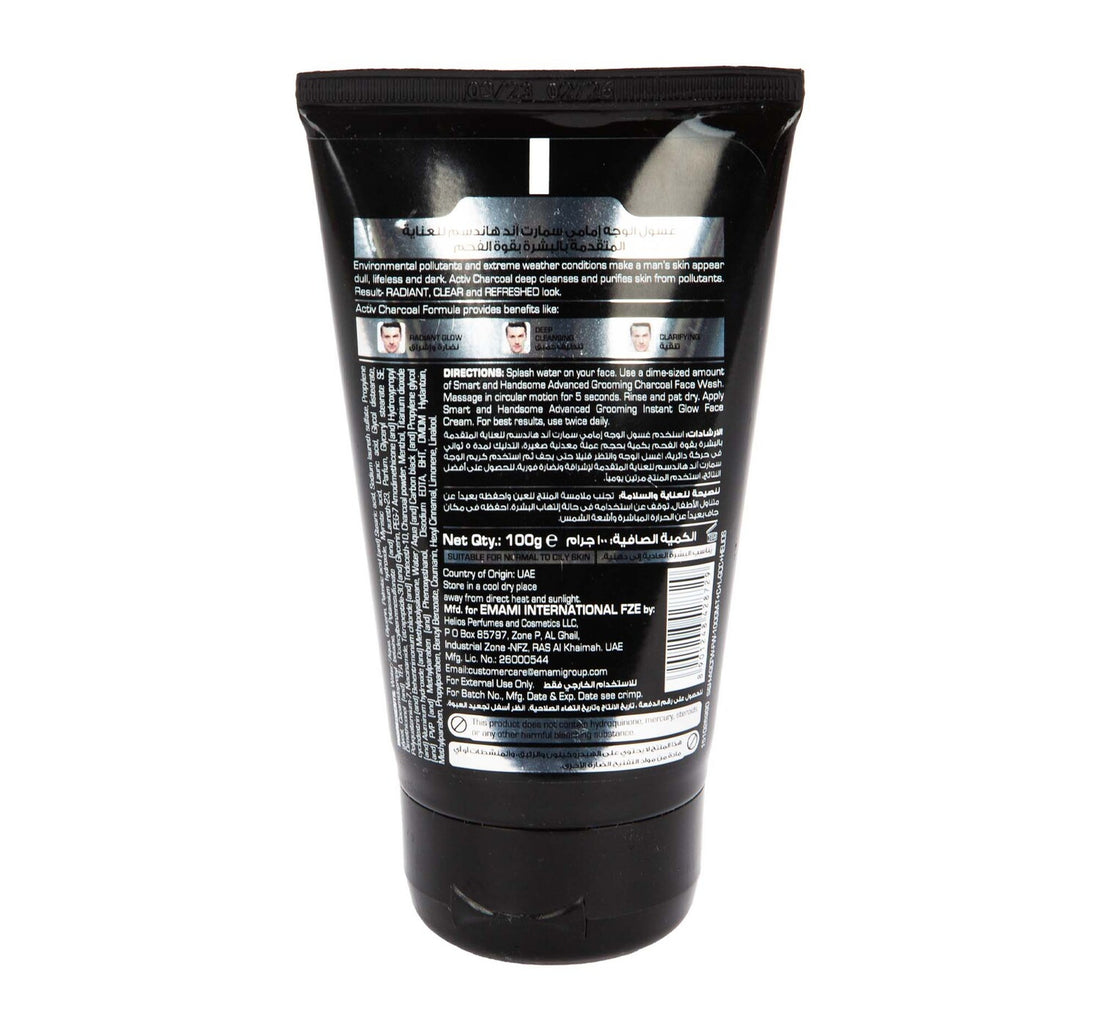 Emami Smart And Handsome Charcoal Face Wash 100 g