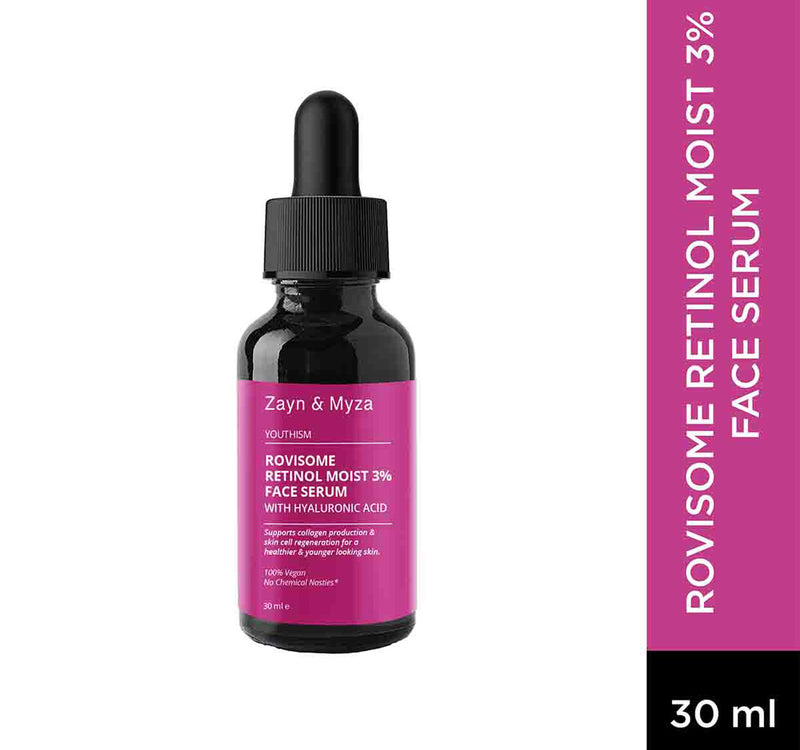 Zayn & Myza Rovisome Retinol Moist 3 % Face Serum with Hyaluronic Acid, 30 ml