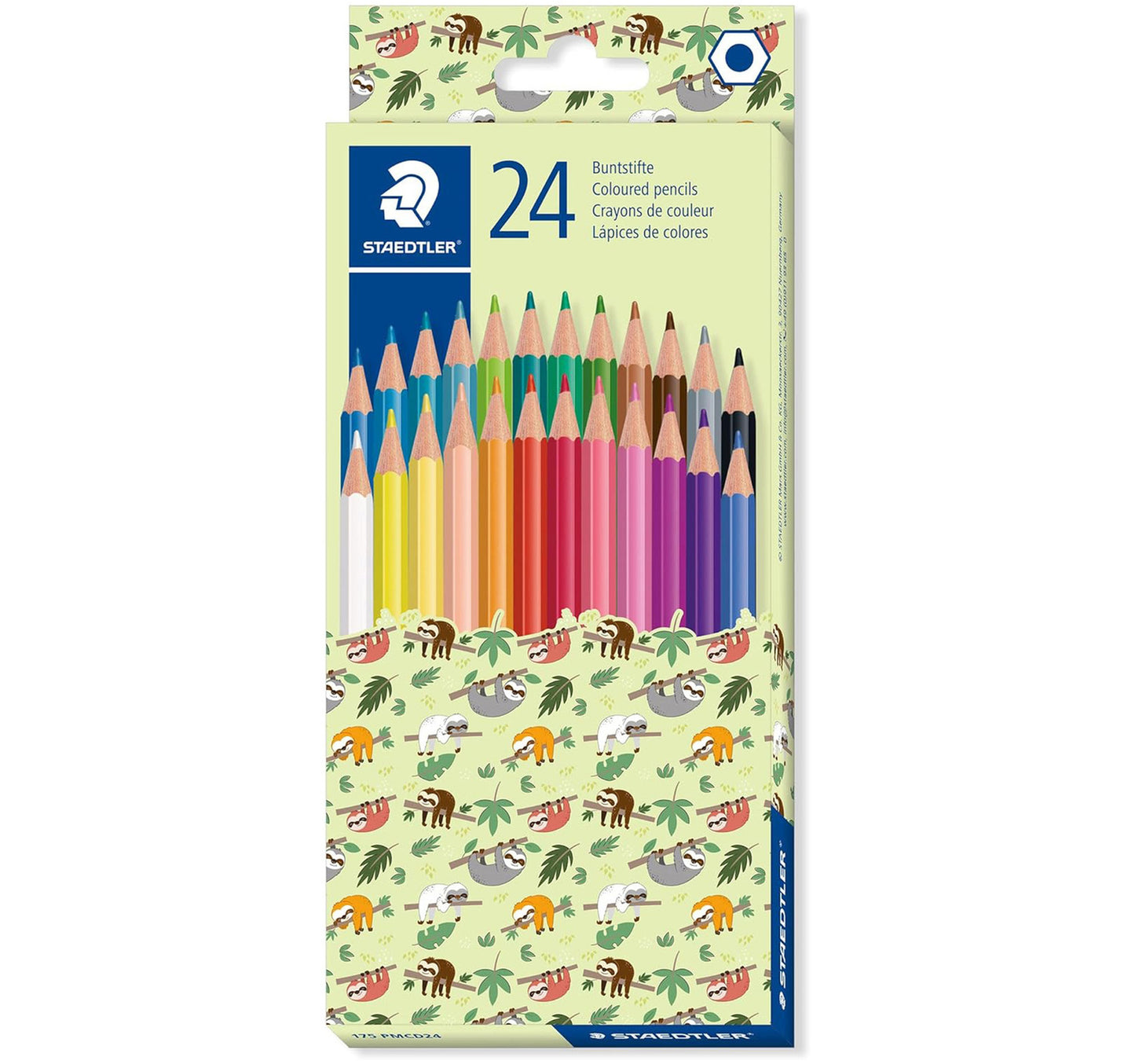 Staedtler Pattern Mix Coloured Pencil, 24 pcs, Assorted, ST-175-PMCD24