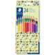 Staedtler Pattern Mix Coloured Pencil, 24 pcs, Assorted, ST-175-PMCD24