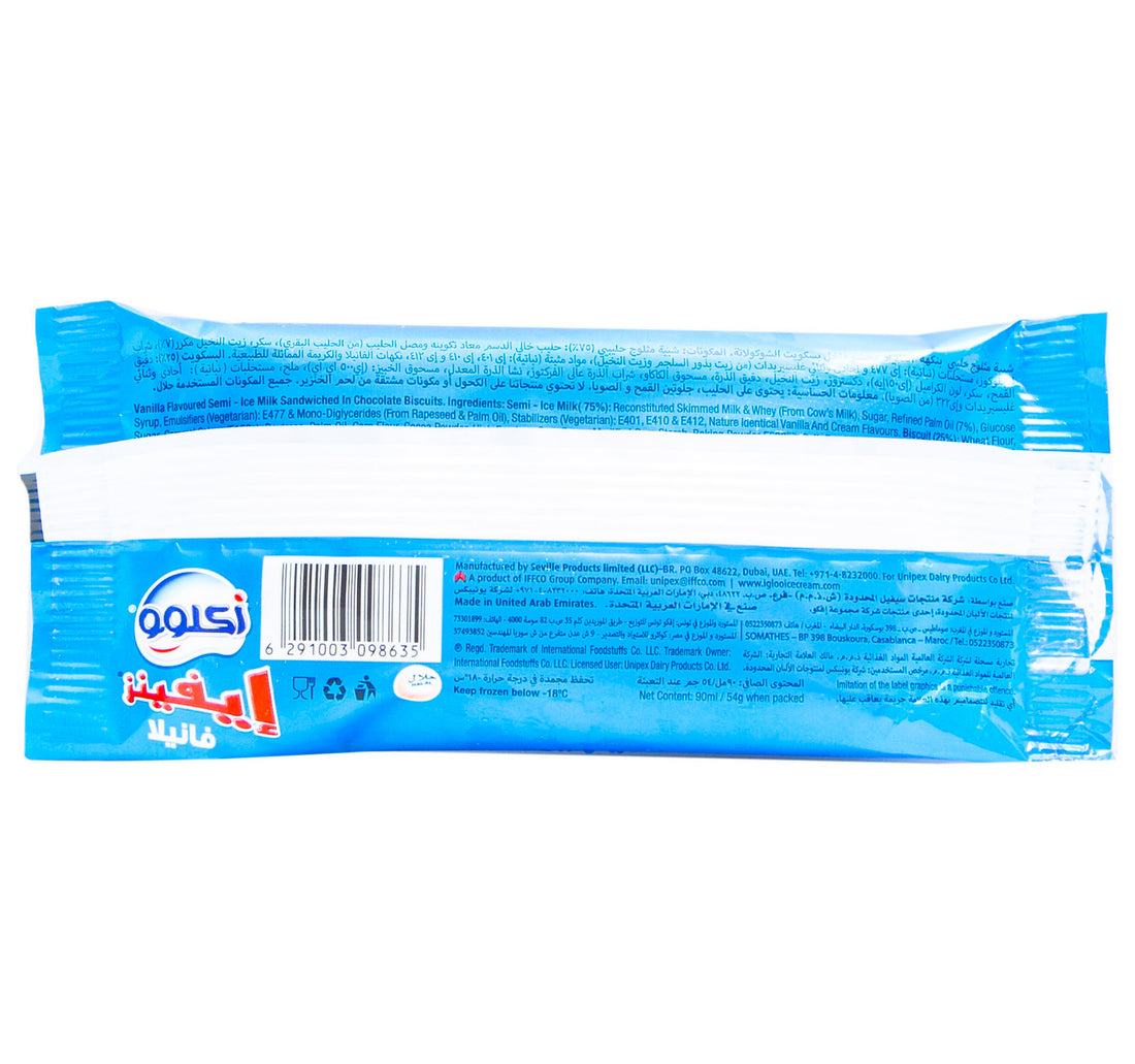 Igloo Evens Vanilla Ice Cream Sandwich 90 ml