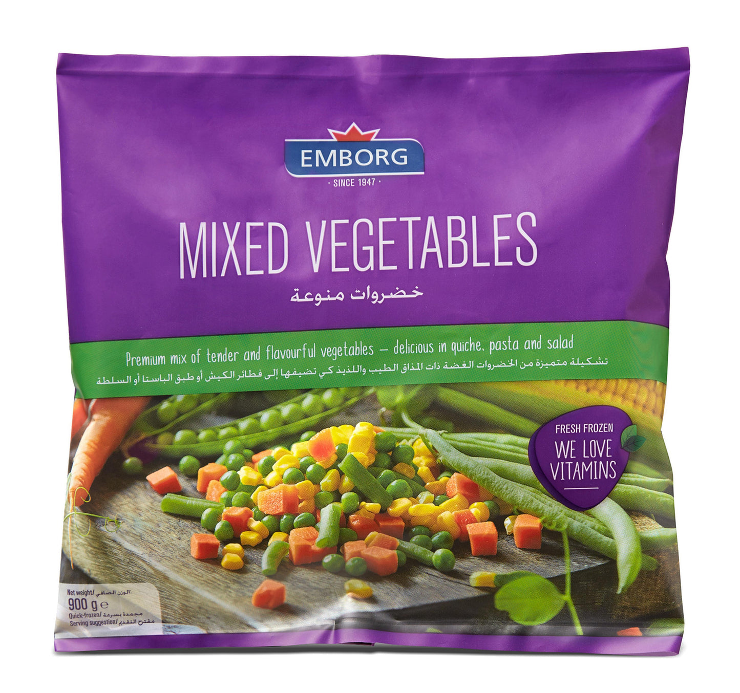 Emborg Mixed Vegetables 900 g