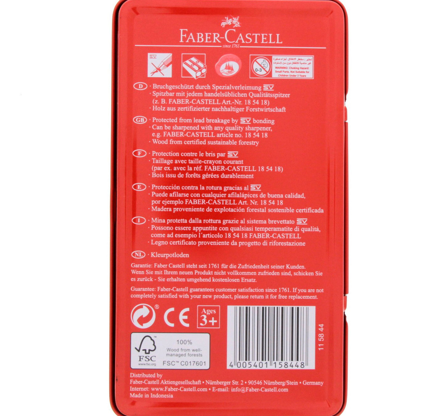 Faber-Castell Classic Color Pencil 12 Pieces