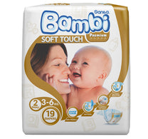 Sanita Bambi Baby Diaper Regular Pack Size 2 Small 3-6 kg 19 pcs
