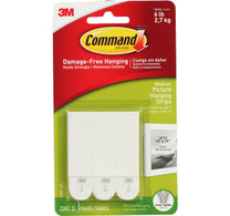 3M Medium Picture Hanging Strips, 17201