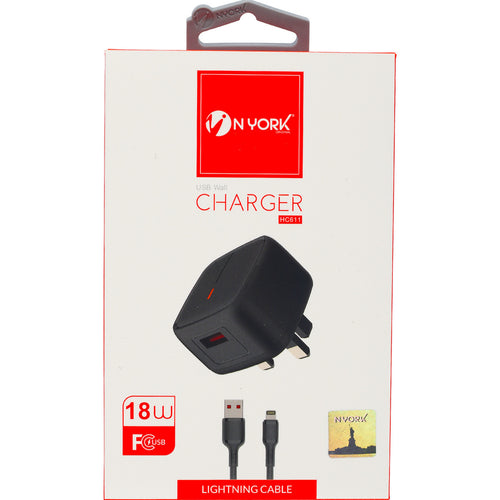 N York Lightning Cable With Charger HC611