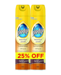 Pledge Furniture Polish Original 2 x 300 ml