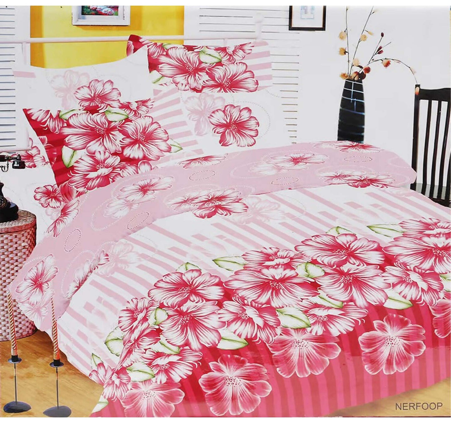 Design Plus Bed Sheet King 3pcs Set Assorted