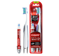 Colgate Optic White Toothbrush + Whitening Pen 2 pcs