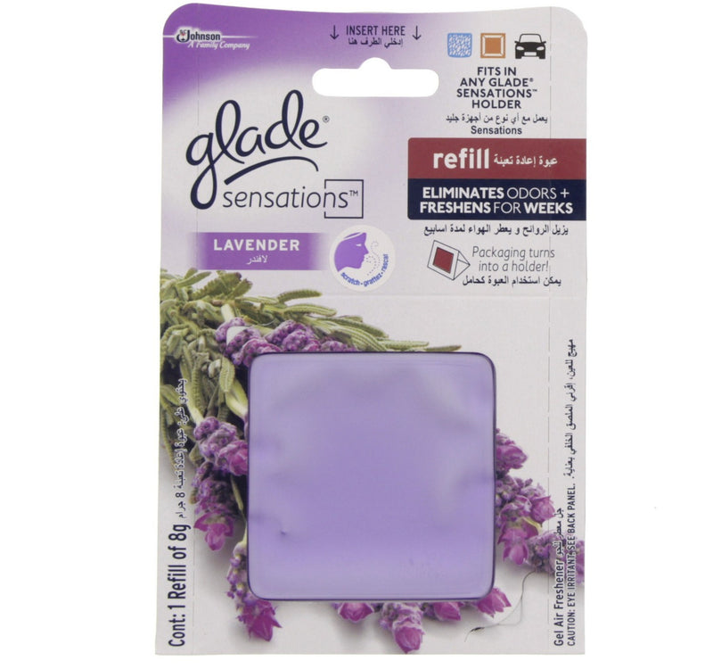 Glade Sensation Lavender Gel Air Freshener 8 Gm
