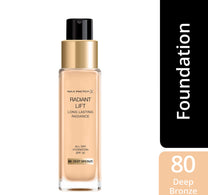 Max Factor Radiant Lift Foundation, 080 Deep Bronze, 30 ml