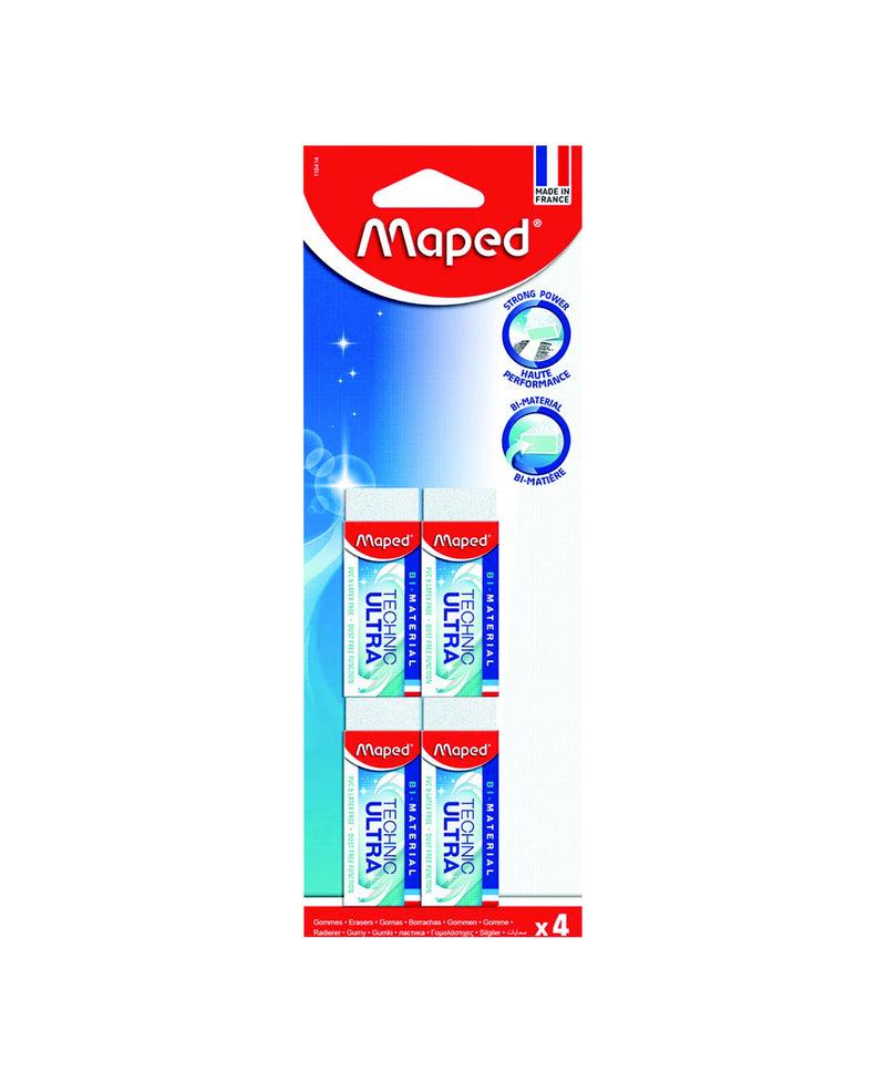 Maped Eraser Technic 4pcs MD-116414