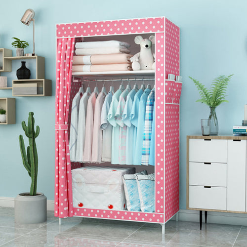 Maple Leaf Non-Woven Fabric Wardrobe, Foldable Storage Organizer 1006