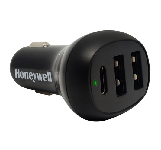 Honeywell Micro CLA 36 W, 3 ports, PD Smart Car Charger with Type C Cable, HC000011/CHG