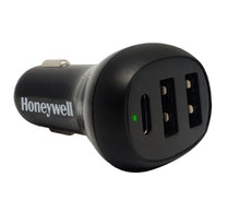 شاحن سيارة ذكي Honeywell Micro CLA 36 واط، 3 منافذ، PD مع كابل Type C، HC000011/CHG