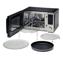 Kenwood Airfry Microwave with Grill, 30 L, Silver, MWA30.000BK