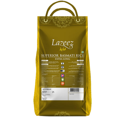 Lazeez Superior Extra Long Basmati Rice 5 kg