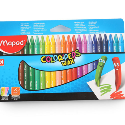 Maped Color'Peps Wax Crayons 24 Piece