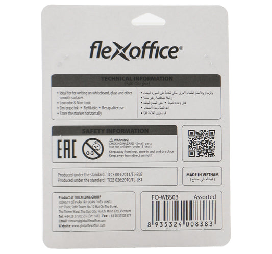 Flex Office Whiteboard Marker + Eraser FO-WBS03