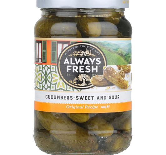 Always Fresh Cucumbers Sweet And Sour 680 g