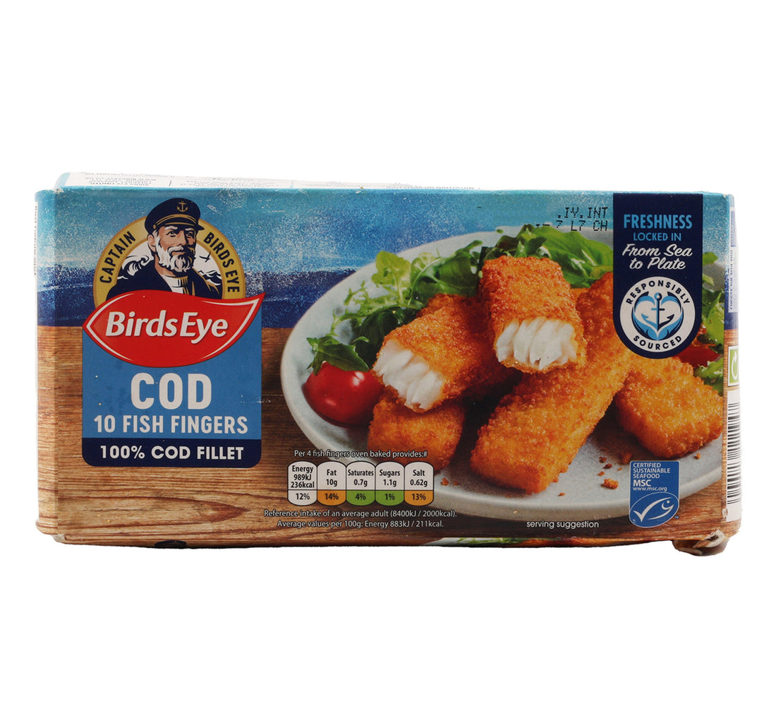 Birds Eye 10 Cod Fish Fingers 280 g