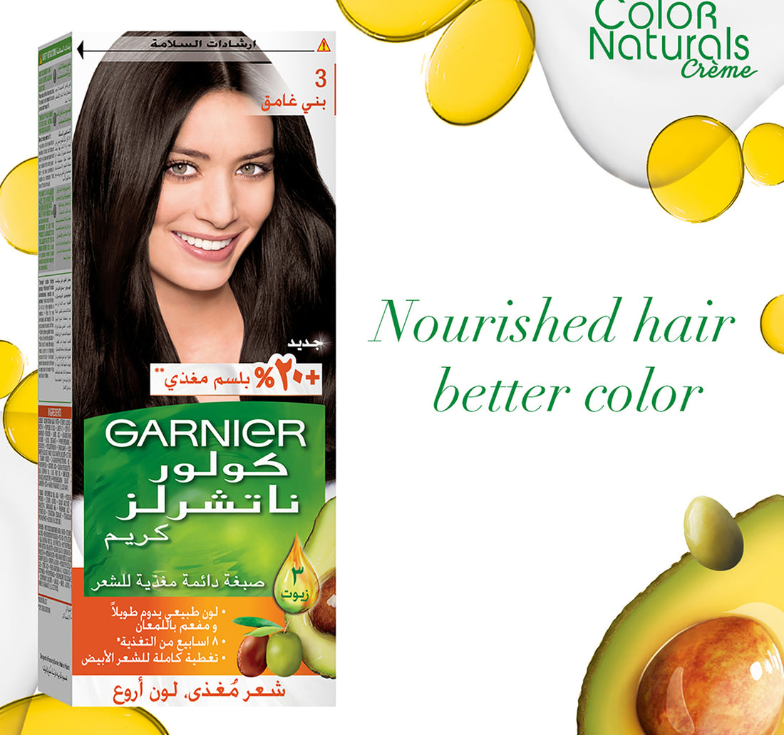 Garnier Color Naturals 3 Dark Brown 1 pkt