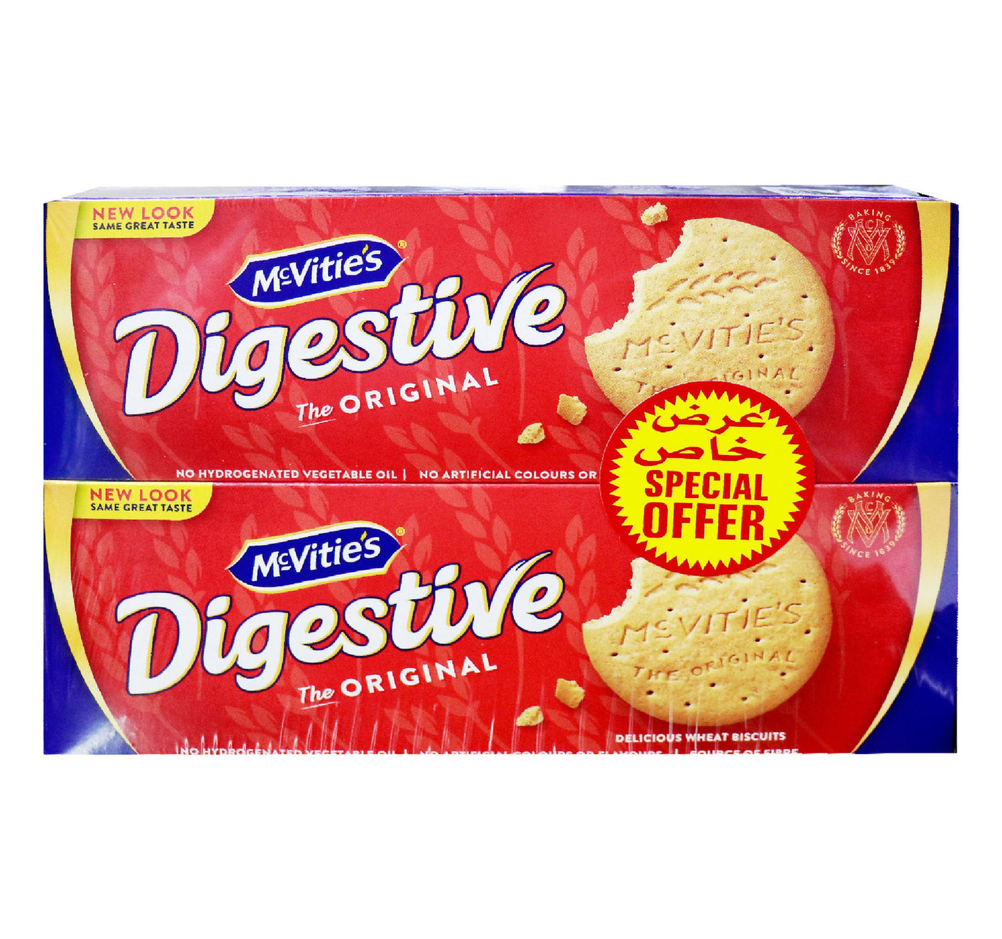 بسكويت ماكفيتيز دايجستف عبوة اقتصادية ٢ × ٤٠٠ غرام