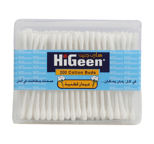 Hi-Geen Square Box Cotton Buds 200 pcs