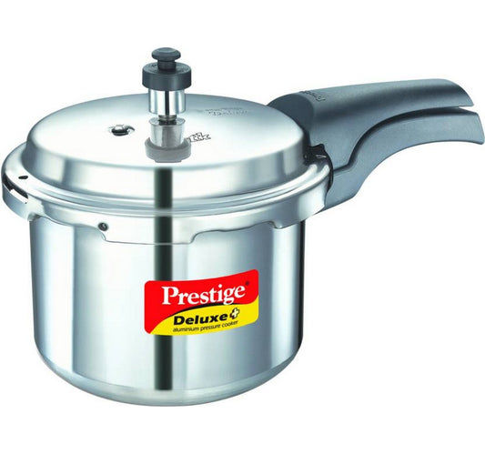 Prestige Aluminum Deluxe Plus Pressure Cooker 3Ltr
