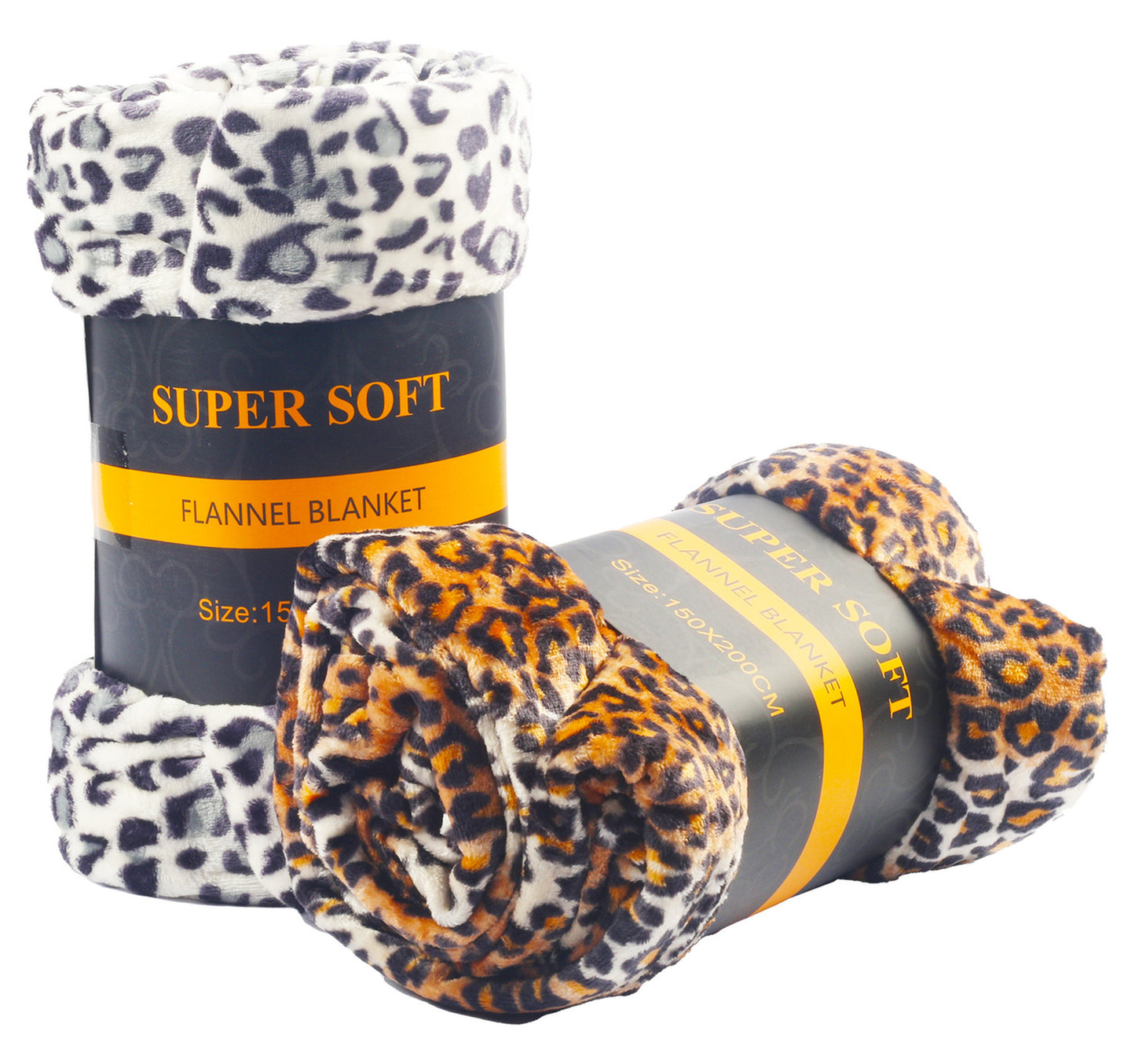Super Soft Flannel Blanket Printed 150 x 200cm Assorted