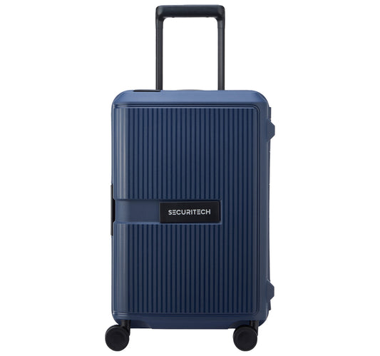 Delsey Securitech Stone 4 Double Wheels Hard Trolley, 55 cm, Navy